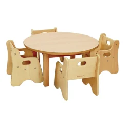 Environments® Round Table 30" Dia., 16"h with 4 Chairs, 8"H