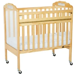 Environments® Safe-T-Side® Clear View/Mirror Crib with Mattress