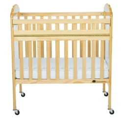 Environments® Safe-T-Side® Clear View/Mirror Crib with Mattress