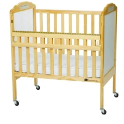 Environments® Safe-T-Side® Clear View/Mirror Crib with Mattress
