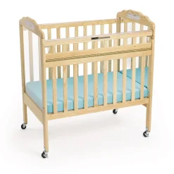 Environments® Safe-T-Side® Clear View/Mirror Crib with Mattress