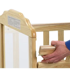 Environments® Safe-T-Side® Clear View Crib with Mattress