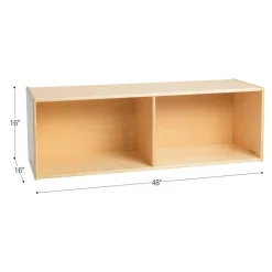 Environments® Single Side Divided Storage - Assembled