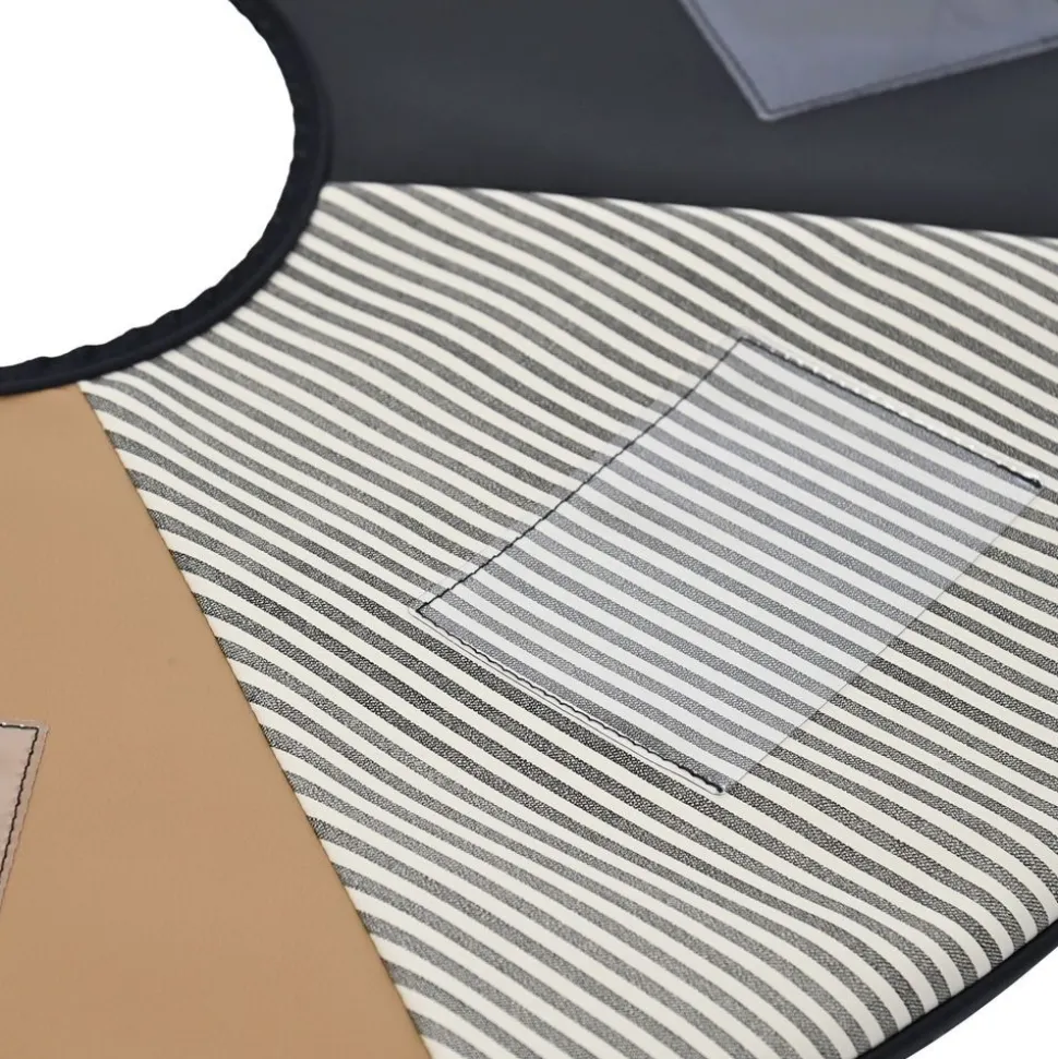 Environments® SoftStages® Modern Comfort See Me Mat - Almond/Black/Black Stripe