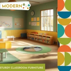 Environments® SoftStages® Modern Comfort See Me Mat - Almond/Black/Black Stripe