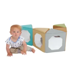 Environments® SoftStages® Natural Multi-Image Mirror Pentagon
