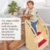 Environments® Step-Up Wood Toddler Stairs & Toddler Tower