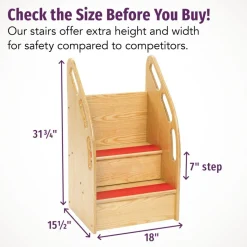 Environments® Step-Up Wood Toddler Stairs & Toddler Tower