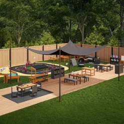 Environments® TerraTough™ Outdoor Rectangle Shade Canopy - 16 ft x 20 ft