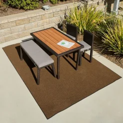 Environments® Tides Indoor/Outdoor Carpet 6' x 9' - Reef Rust