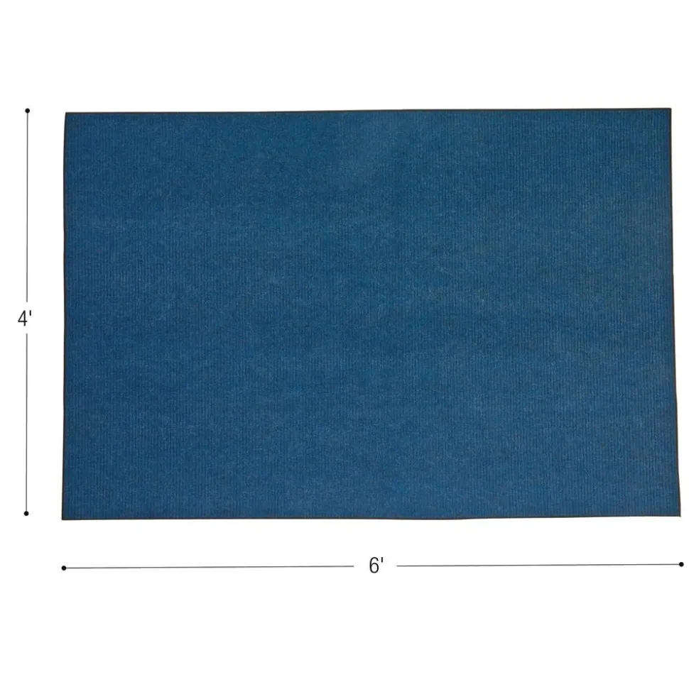 Environments® Tides Indoor/Outdoor Carpet 4' x 6' - Deep Sea