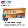 Environments® Toddler Divided Storage - Assembled