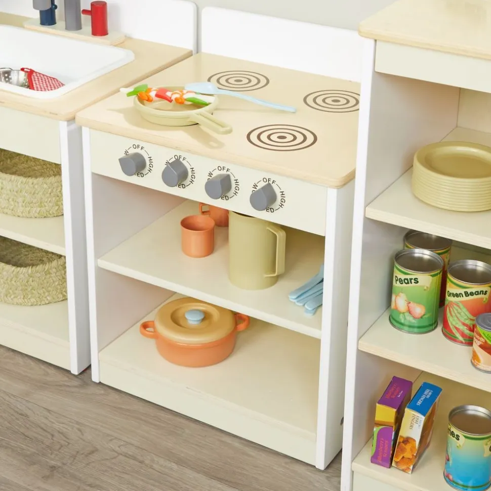 Environments® Toddler 3-pc Kitchen Set - White, Ready to Assemble