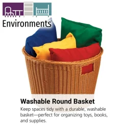 Environments® Washable Round Basket