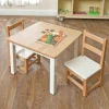 Environments® White & Natural Toddler Chair & Table Set
