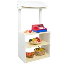 Environments® White Toddler Market Stand - Ready to Assemble