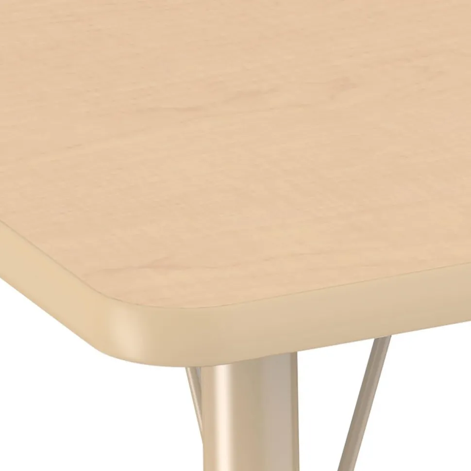 Environments® 30" x 72" Rectangle Activity Table with Adjustable Chunky Legs - Maple/Maple