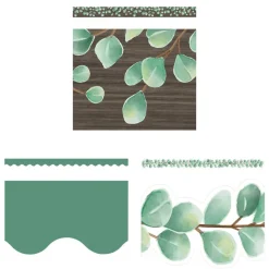 Eucalyptus Border Trim - Set of 3, 36 pieces