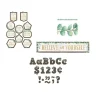 Eucalyptus Bulletin Board Accents Kit - 273 pieces