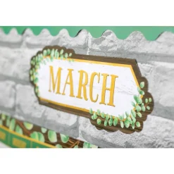 Eucalyptus Calendar Bulletin Board - 91 Pieces
