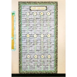 Eucalyptus Happy Birthday Bulletin Board - 70 Pieces