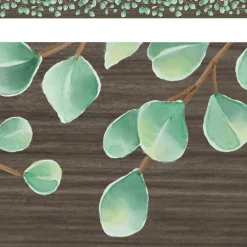 Eucalyptus Straight Border Trim - 12 pieces