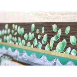 Eucalyptus Straight Border Trim - 12 pieces