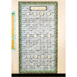 Eucalyptus Straight Border Trim - 12 pieces