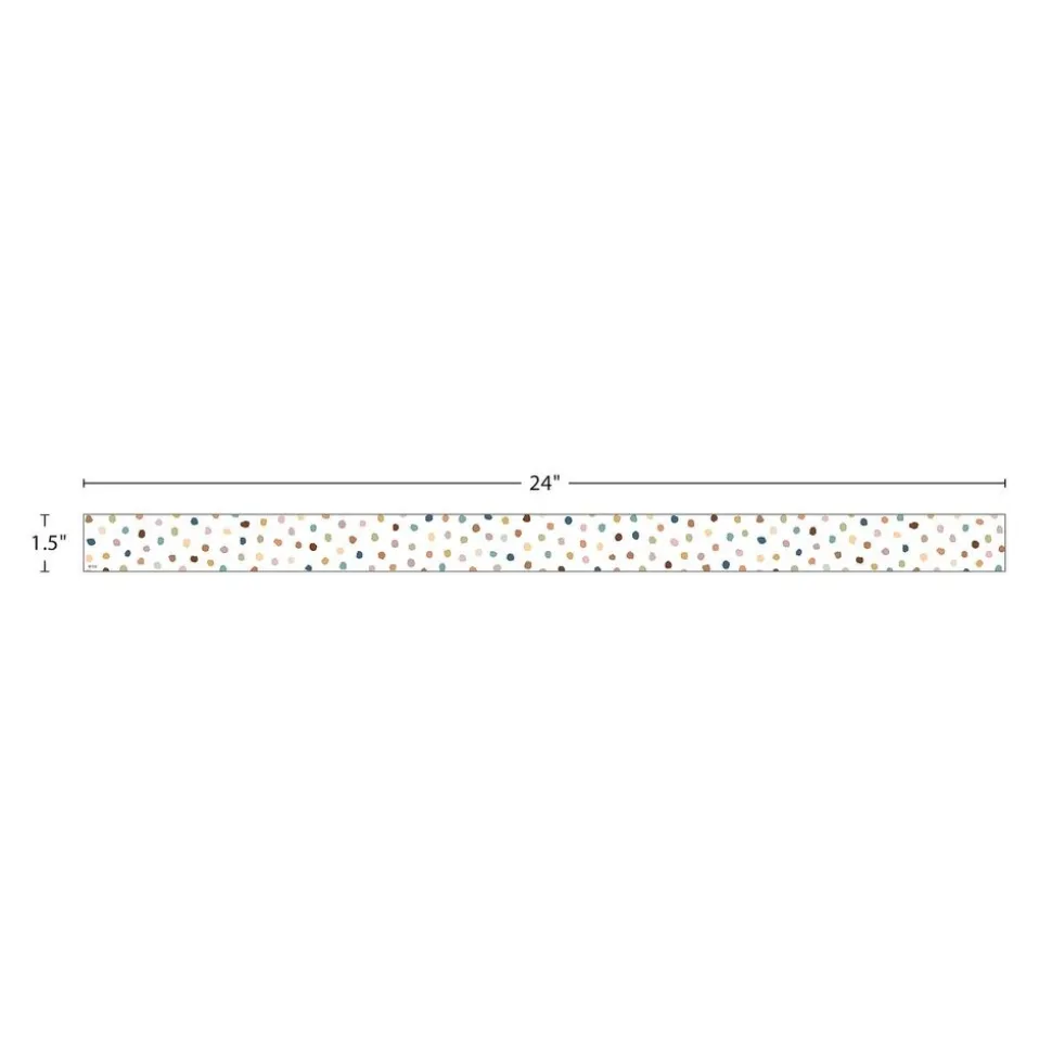 Everyone is Welcome Painted Dots Magnetic Border
