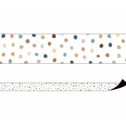 Everyone is Welcome Painted Dots Magnetic Border
