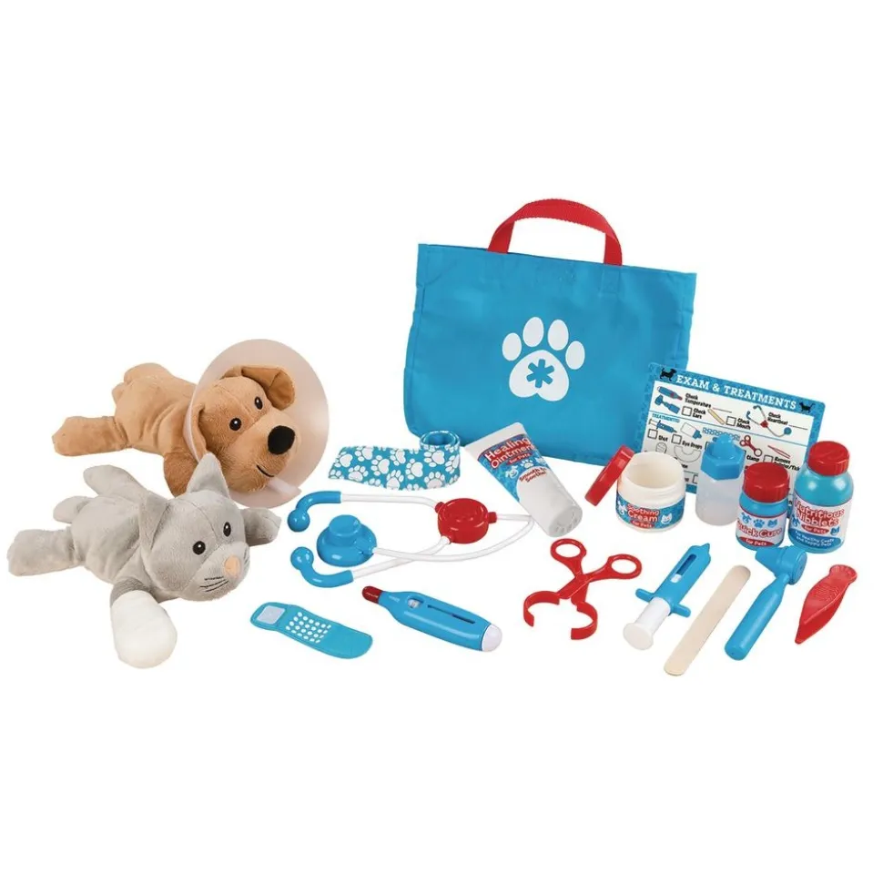 Exam and Treat Pet Vet Play Set 24 Pcs.