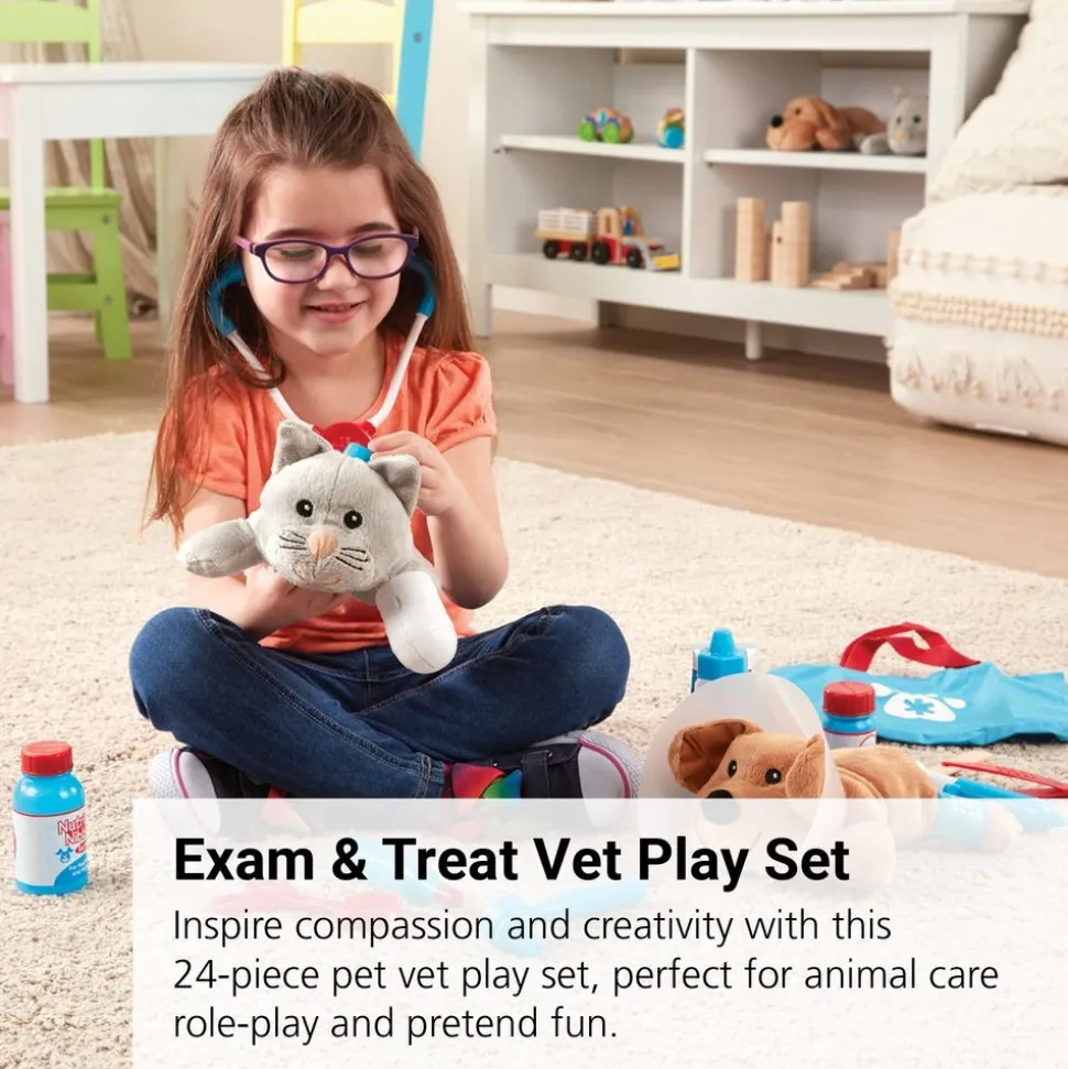 Exam and Treat Pet Vet Play Set 24 Pcs.
