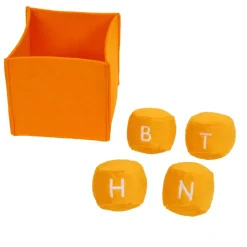 Excellerations® ABC Sorting Balls with Boxes - 26 Plush Balls and 6 Soft Boxes