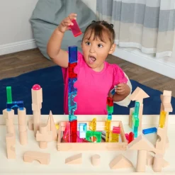 Excellerations® Acrylic & Wooden Block Set - 141pcs