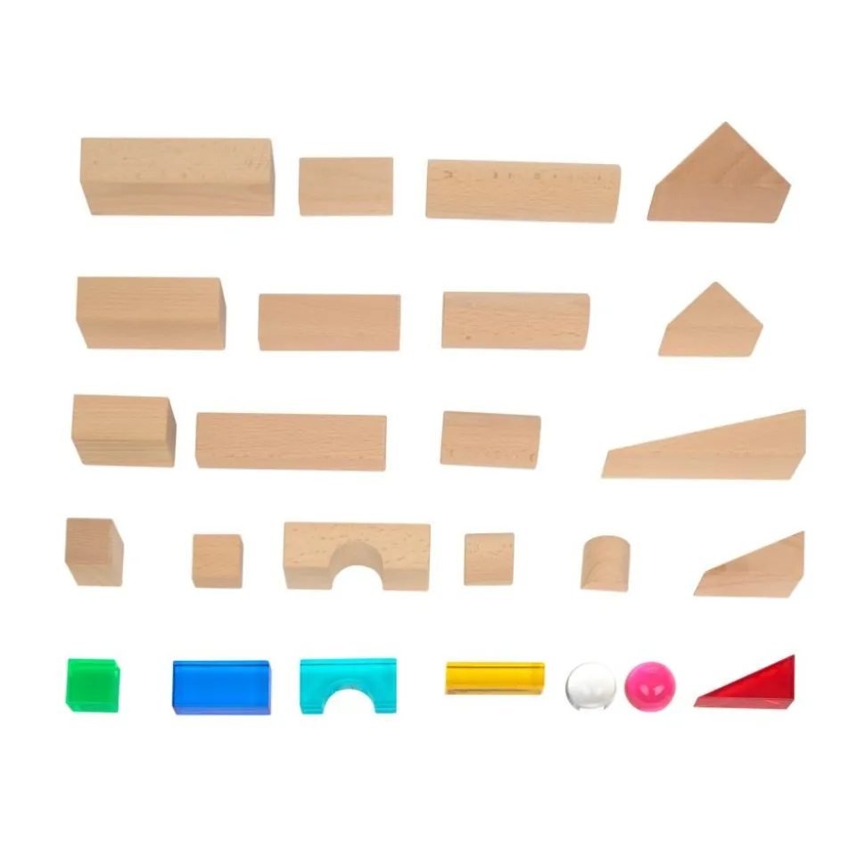 Excellerations® Acrylic & Wooden Block Set - 141pcs