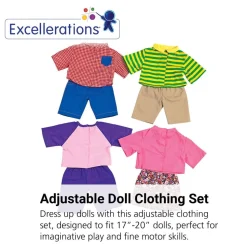 Excellerations® 17"-20" Adjustable Doll Clothing