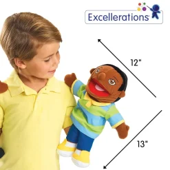 Excellerations® African American Girl & Boy Puppet Pair