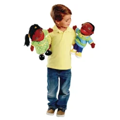 Excellerations® African American Girl & Boy Puppet Pair