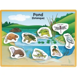 Excellerations® Animals in Their Habitats - 6 Boards, 48 Pieces