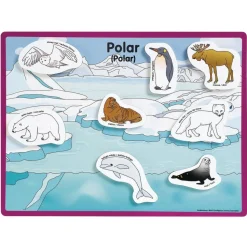 Excellerations® Animals in Their Habitats - 6 Boards, 48 Pieces