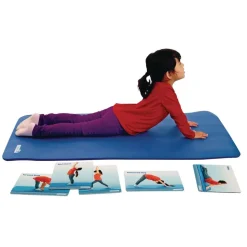 Excellerations® Anti-Slip Yoga Pose Activity Pads - Set of 14