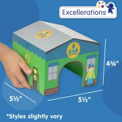 Excellerations® Around the Town Wooden Structures - Set of 7