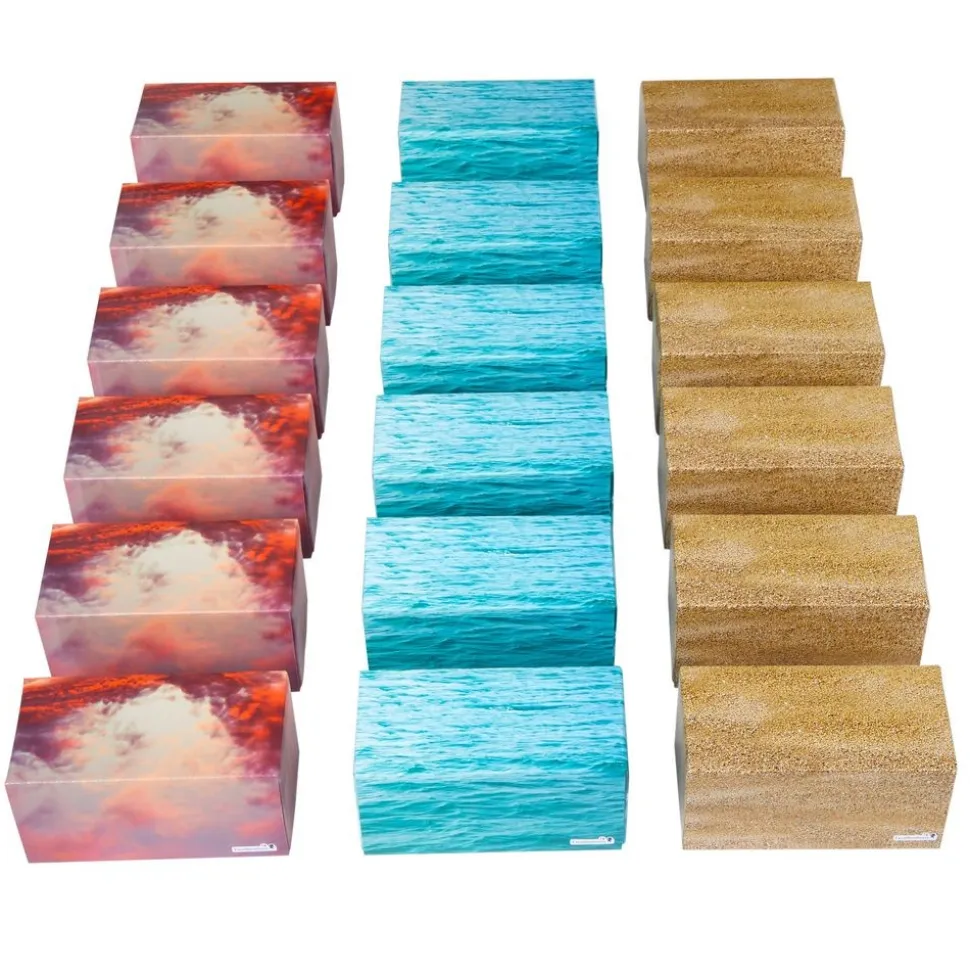 Excellerations® Beach Nature Blocks - Set of 18