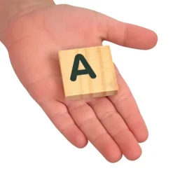 Excellerations® Big Wooden Letter Tiles - Tub of 250