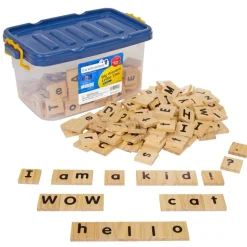 Excellerations® Big Wooden Letter Tiles - Tub of 250