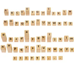 Excellerations® Big Wooden Letter Tiles - Tub of 250