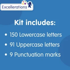 Excellerations® Big Wooden Letter Tiles - Tub of 250