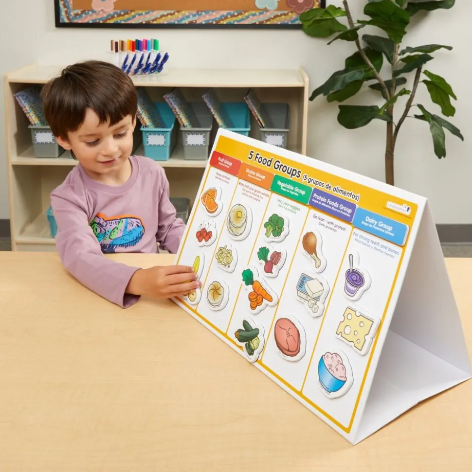 Excellerations® Bilingual My Healthy Plate Magnet Activity Set