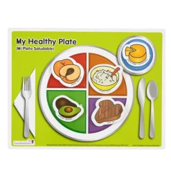 Excellerations® Bilingual My Healthy Plate Magnet Activity Set