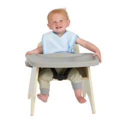 Excellerations® Blue Terry Bibs with Hook & Loop Closure - Set of 12